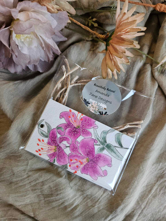 Gift Tags - Lillies