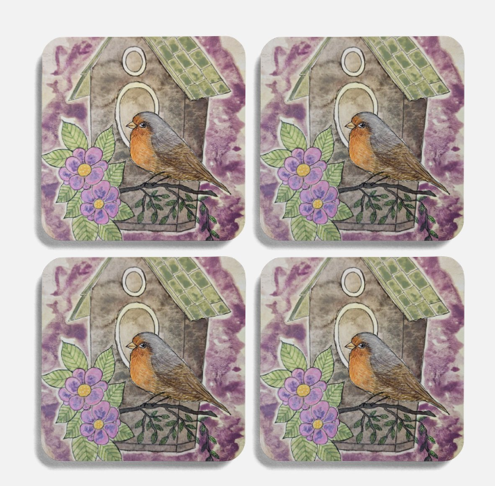 Little Birdy - Set of 4 coasters