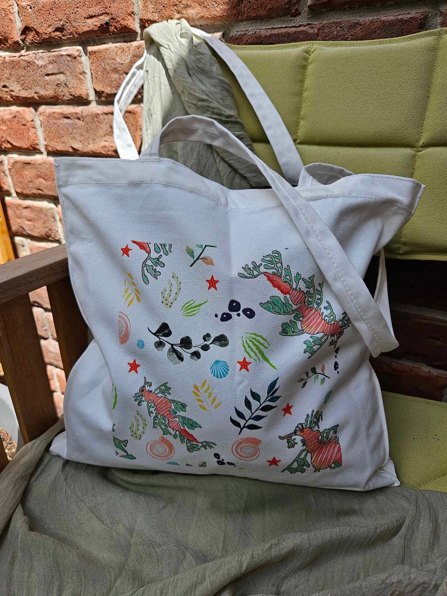 Leafy the Sea Dragon - Small Tote Bag